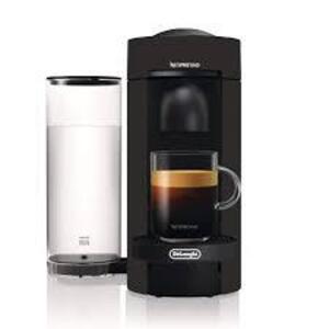 DESCRIPTION: (1) ESPRESSO MAKER BRAND/MODEL: NESPRESSO VERTUO PLUS INFORMATION: BLACK RETAIL$: $199.99 EA QTY: 1