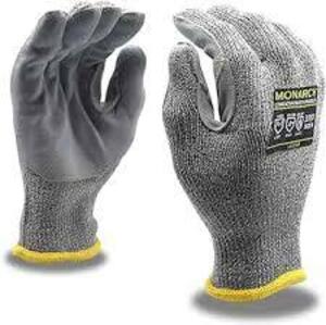 DESCRIPTION: (24) PAIRS OF SAFETY WORK GLOVES BRAND/MODEL: MONARCH #3757 INFORMATION: GRAY SIZE: LARGE RETAIL$: $17.00 PER PAIR QTY: 24