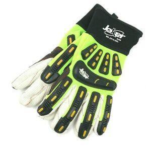 DESCRIPTION: (3) OIL FIELD IMPACT GLOVES BRAND/MODEL: JOKER/MX-2515-3XL INFORMATION: BLACK, LIME & WHITE/NEOPRENE RETAIL$: $25.99 EACH SIZE: 3XL QTY: