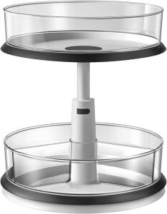 DESCRIPTION: (3) LAZY SUSAN BRAND/MODEL: MADEGLADE INFORMATION: CLEAR RETAIL$: $30.00 EA QTY: 3