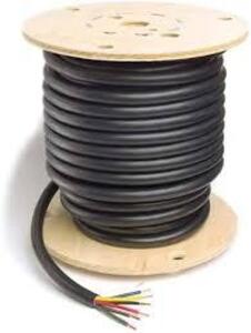 DESCRIPTION: (1) ROLL OF PVC JACKETED WIRE BRAND/MODEL: GROTE #82-5602 INFORMATION: BLACK SIZE: 4 CONDUCTOR, 14 GA, APPROX 40-50 FT RETAIL$: $132.68 E