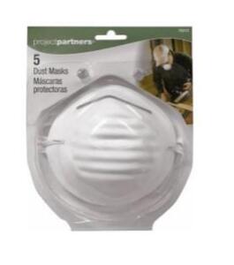 DESCRIPTION: (4) PACKS OF (3) DUST MASKS BRAND/MODEL: ALLIED PROJECT PARTNERS/70212 INFORMATION: WHITE RETAIL$: $26.76 PER PK OF 3 QTY: 4