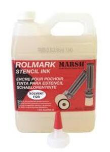 DESCRIPTION: (4) STENCIL INKBRAND/MODEL: ROLMARK BY MARSHINFORMATION: WHITESIZE: 1 QTRETAIL$: $30.00 EAQTY: 4