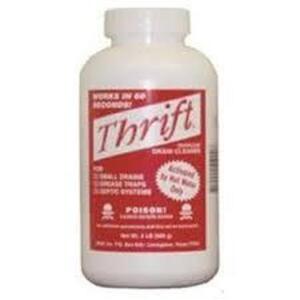 DESCRIPTION: (6) DRAIN CLEANER BRAND/MODEL: THRIFT SIZE: 2 LB RETAIL$: $25.99 EA QTY: 6