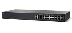 DESCRIPTION: (1) GIGABIT MANAGED SWITCH BRAND/MODEL: CISCO/SG350-20 INFORMATION: BLACK/20-PORT RETAIL$: $575.01 SIZE: 17.3"W X 8"D X 1.7"H QTY: 1