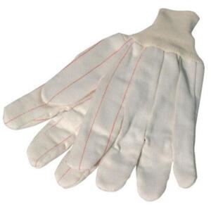 DESCRIPTION: (2) PACKS OF (12) CANVAS GLOVES BRAND/MODEL: ANCHOR PRODUCTS/1060 INFORMATION: WHITE & RED STRIPE RETAIL$: $17.13 PER PK OF 12 QTY: 2