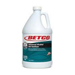 DESCRIPTION: (4) ADVANCED ALCOHOL GEL SANITIZER BRAND/MODEL: BETCO #79604-00 SIZE: 1 GALLON RETAIL$: $126.99 TOTAL QTY: 4