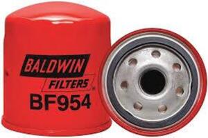 DESCRIPTION: (5) FUEL FILTER BRAND/MODEL: BALDWIN #BF954 SIZE: SPIN-ON LENGTH3 7/16 IN OUTSIDE DIA.3 1/16 IN WIDTH3 1/16 IN MICRON RATING15 MICRON RET