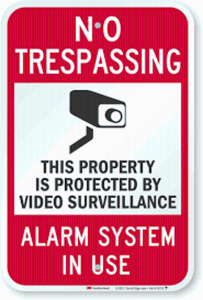 DESCRIPTION: (1) ALUMINUM NO TRESPASSING SIGN RETAIL$: $50.00 EA QTY: 1