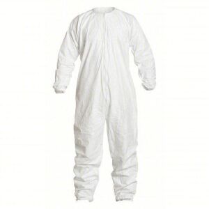 DESCRIPTION: (1) CASE OF (25) COVERALLS BRAND/MODEL: DUPONT #24AF47 INFORMATION: DISPOSABLE WHITE SIZE: 2XL RETAIL$: $833.28 EA QTY: 1