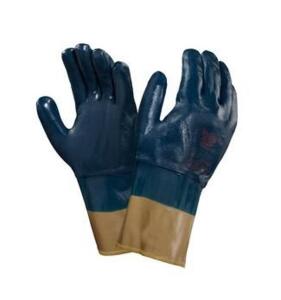 DESCRIPTION: (2) PACKS OF (12) NITRILE COATED GLOVES BRAND/MODEL: ANSELL HYLITE/47-409 INFORMATION: DARK BLUE & TAN/FULLY COATED RETAIL$: $55.16 PER P