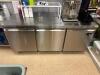 AVANTCO 72" THREE DOOR WORK TOP COOLER.