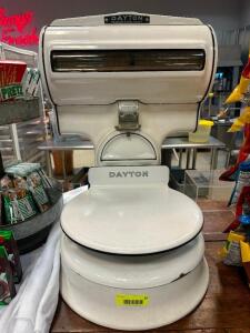 VINTAGE DAYTON MONEYWEIGHT COUNTERTOP SCALE