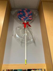 (5) - LARGE LOLLI POP DECORATIONS