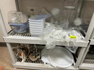 ASSORTED STAINLESS AND SMALLWARES