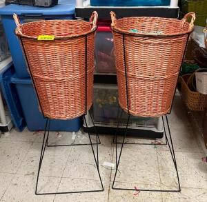 (2) - DECORATIVE BASKETS