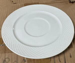 (3) CASES OF 6 1/4" CHINA SAUCERS