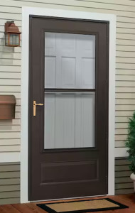 300 Series BRONZE Triple-Track Storm Door WITHOUT HARDWARE