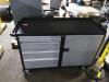 DESCRIPTION: (1) DELUXE WORKBENCHBRAND/MODEL: VALLEYCRAFTINFORMATION: STEELSIZE: APPROX 21" X 48" X 35 1/2"RETAIL$: $1500.00 EAQTY: 1 - 2