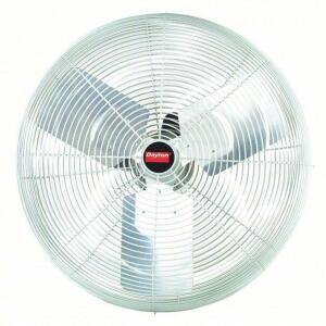 DESCRIPTION: (1) HIGH TEMPERATURE INDUSTRIAL FAN BRAND/MODEL: DAYTON #4VAC4 SIZE: 24 IN BLADE DIA, 1 SPEEDS, 6,400 CFM, 115 V AC RETAIL$: $514.59 EA Q