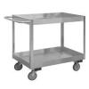 DESCRIPTION: (1) UTILITY CART BRAND/MODEL: DURHAM INFORMATION: STAINLESS STEEL, SLIGHT DAMAGE ON FRAME, SEE INSPECTION SIZE: 24" X 36" X 36" RETAIL$: