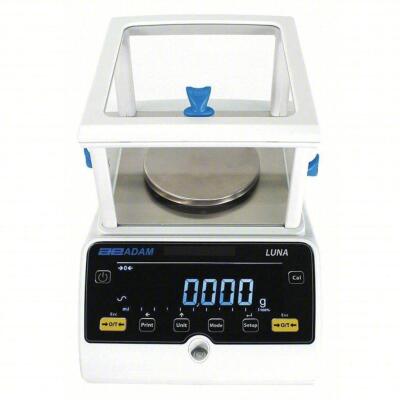 DESCRIPTION: (1) COMPACT BENCH SCALE BRAND/MODEL: ADAM EQUIPMENT #39DL83 INFORMATION: WHITE, 220 G CAPACITY, 1 MG SCALE GRADUATIONS, 4 3/4 IN WEIGHING