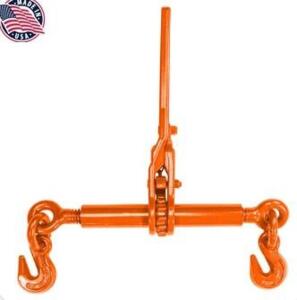 DESCRIPTION: (2) RATCHET LOAD BINDER BRAND/MODEL: #16003 INFORMATION: ORANGE SIZE: 5/16-3/8X1/2 RETAIL$: $124.00 EA QTY: 2