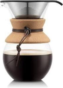 DESCRIPTION: (1) POUR OVER COFFEE MAKER BRAND/MODEL: BODUM SIZE: 34 OZ RETAIL$: $20.00 EA QTY: 1