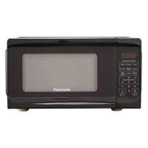 DESCRIPTION: (1) COUNTER TOP MICROWAVE BRAND/MODEL: KENMORE INFORMATION: BLACK SIZE: 0.7 CU FT RETAIL$: $98.99 EA QTY: 1