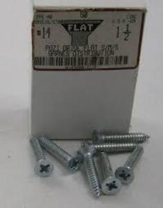 DESCRIPTION: (4) BOXES OF (50) POZI FLAT BRAND/MODEL: BARNES DISTRUIBUTION SIZE: 1-1/2 RETAIL$: $95.90 EA QTY: 4