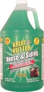 DESCRIPTION: (2) HOUSE AND SIDING PRESSURE WASHER CONCENTRATE BRAND/MODEL: KRUD KUTTER SIZE: 1 GALLON RETAIL$: $14.07 EA QTY: 2