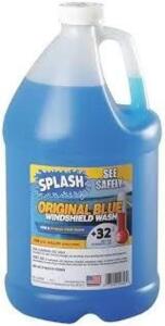 DESCRIPTION: (2) WINDSHIELD WASHER FLUID BRAND/MODEL: SPLASH ORIGINAL BLUE SIZE: 1 GALLON RETAIL$: $10.00 EA QTY: 2