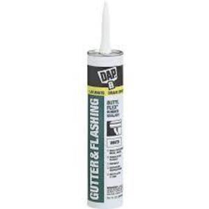 DESCRIPTION: (6) GUTTER AND FLASHING RUBBER SEALANT BRAND/MODEL: DAP SIZE: 10.1 OZ RETAIL$: $12.78 EA QTY: 6