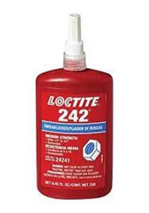 DESCRIPTION: (4) THREADLOCKER BRAND/MODEL: LOCTITE 242 SIZE: 1.69 FL OZ RETAIL$: $62.00 EA QTY: 4