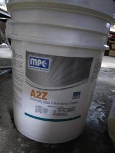 DESCRIPTION: (1) DISINFECTING GLASS AND MULTI SURFACE CLEANER BRAND/MODEL: A2Z SIZE: 5 GALLON RETAIL$: $100.00 EA QTY: 1