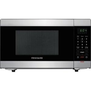 DESCRIPTION: (1) COUNTERTOP MICROWAVE OVEN BRAND/MODEL: FRIGIDAIRE/VIPRB INFORMATION: CAPACITY: 1.1 CU-FT/STAINLESS STEEL RETAIL$: $99.00 SIZE: 20.25"