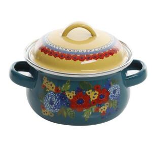 DESCRIPTION: (1) PACK OF (2) DAZZLING DAHLIAS MINI DUTCH OVEN BRAND/MODEL: THE PIONEER WOMAN/124740.04R INFORMATION: FIONA FLORAL/OVEN SAFE UP TO 500F