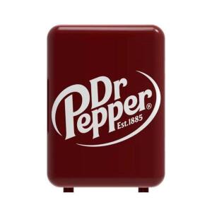 DESCRIPTION: (1) PORTABLE REFRIGERATOR BRAND/MODEL: DR.PEPPER/MIS135DRP INFORMATION: BURGUNDY/CAPACITY: 6-CAN RETAIL$: $29.00 SIZE: 9.84"L X 7.2"W X 1