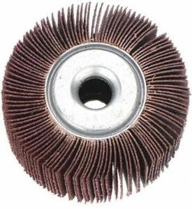 DESCRIPTION: (7) UNMOUNTED FLAP WHEEL BRAND/MODEL: WESTWARD/11N281 INFORMATION: GRIT: 60/ALUMINUM OXIDE RETAIL$: $33.27 EACH SIZE: 3-1/2"DIA X 2"FACE