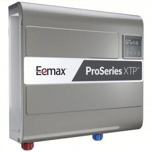 DESCRIPTION: (1) ELECTRIC TANKLESS WATER HEATER BRAND/MODEL: EEMAX #60HW75 INFORMATION: INDOOR, 16,000 W, 20.5 GPM MAX. FLOW RATE SIZE: 18.52 IN OVERA