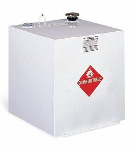 DESCRIPTION: (1) SQUARE LIQUID TRANSFER TANK BRAND/MODEL: CRESCENT JOBOX/485000 INFORMATION: WHITE/CAPACITY: 50 GAL RETAIL$: $409.76 SIZE: 23-1/4"W X