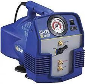 DESCRIPTION: (1) REFRIGERANT RECOVERY UNIT BRAND/MODEL: YELLOW JACKET #95730 RETAIL$: $770.95 SIZE: 15 X 12 X 10 QTY: 1