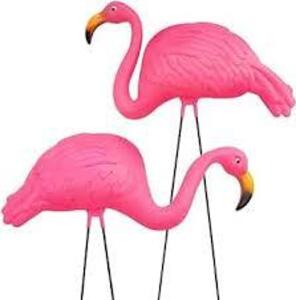 DESCRIPTION: (3) CASES OF (2) PINK FLAMINGOS RETAIL$: $16.99 EA QTY: 3