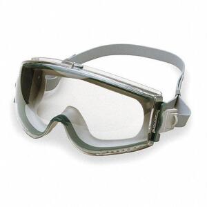 DESCRIPTION: (5) CHEMICAL SPLASH/IMPACT RESISTANT GOGGLES BRAND/MODEL: HONEYWELL UVEX #3ZL19 INFORMATION: GRAY RETAIL$: $18.25 EA SIZE: ONE SIZE FITS