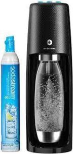 DESCRIPTION: (1) SPARKLING WATER MAKER KIT BRAND/MODEL: SODASTREAM/4212176010 INFORMATION: POLISHED/WHITE & ROSE GOLD/COME WITH 2-FAVORS/LIME BUBBLY,C