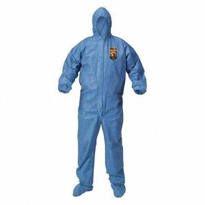 DESCRIPTION: (1) CASE OF (26) HOODED CHEMICAL RESISTANT COVERALLS BRAND/MODEL: KIMBERLY-CLARK #2WXF4 INFORMATION: BLUE RETAIL$: $352.07 SIZE: XL QTY: