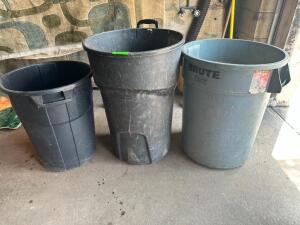 (3)- WASTE BINS