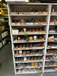 VINTAGE AUTOMOTIVE PARTS / CONTENTS OF SHELVING UNIT