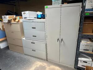 (4) - FILE CABINETS WITH CONTENTS