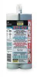 DESCRIPTION: (2) TILE AND CRACK INJECTION RESIN BRAND/MODEL: ETI LV 22 RETAIL$: $89.23 EA SIZE: 22 OZ QTY: 2